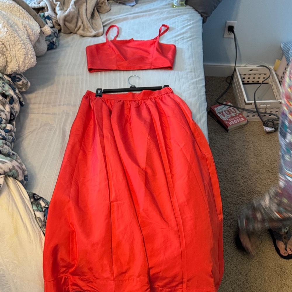 Old Navy Red Dress Set
